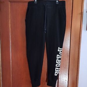Victoria's Secret PINK Black Sweatpants Size Medium